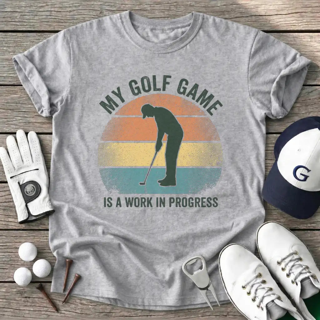 Sport Grey / S Golf Game Work T-Shirt