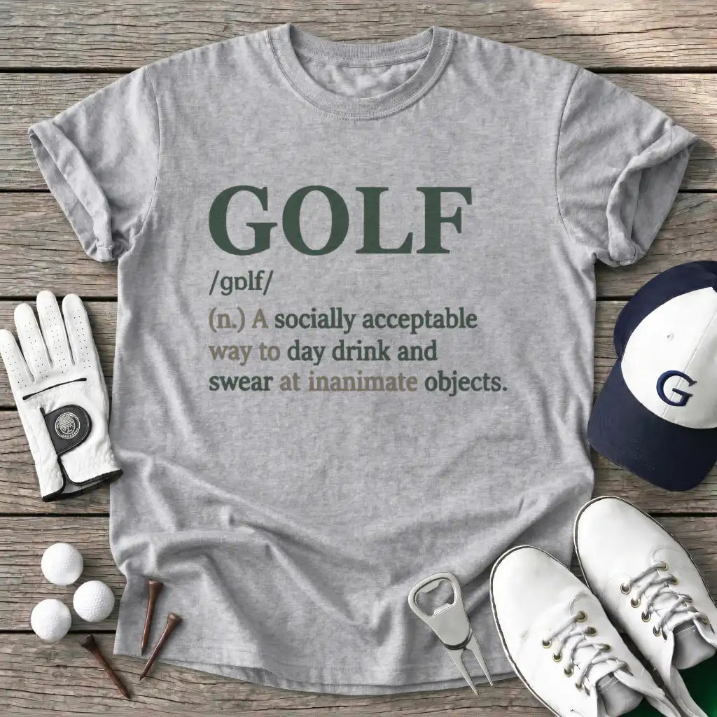 Sport Grey / S Golf Glf Socially T-Shirt