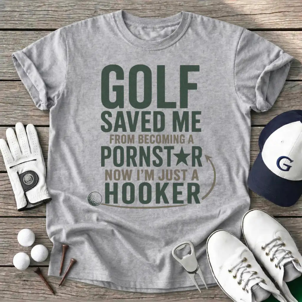 Golf Saved From T-Shirt in Sport Grey