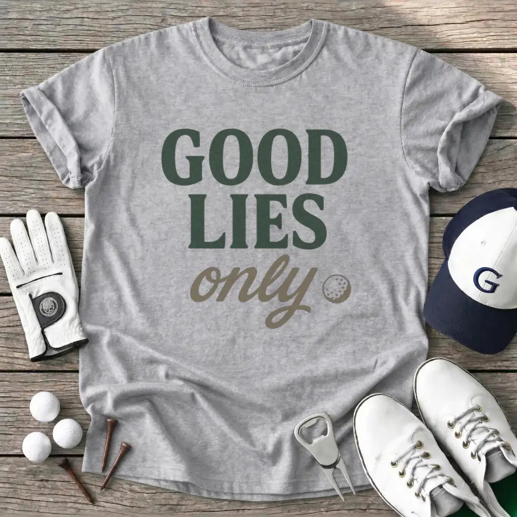 Sport Grey / S Good Lies Only T-Shirt