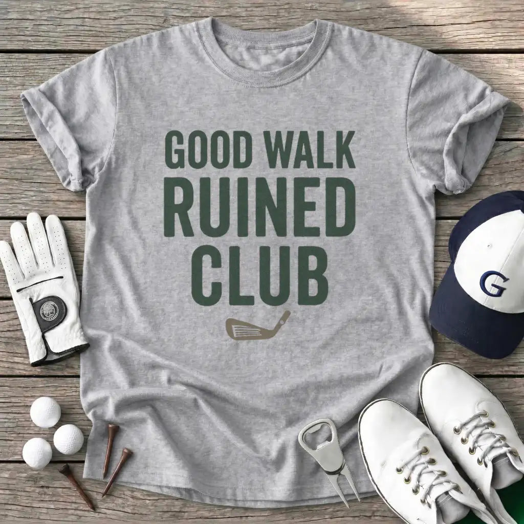 Sport Grey / S Good Walk Ruined T-Shirt