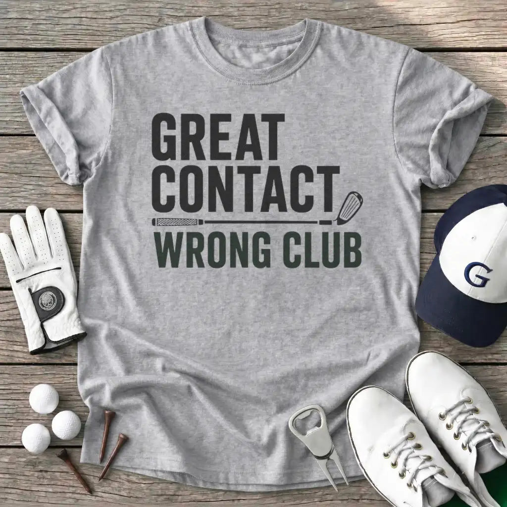 Great Contact Wrong T-Shirt in Sport Grey