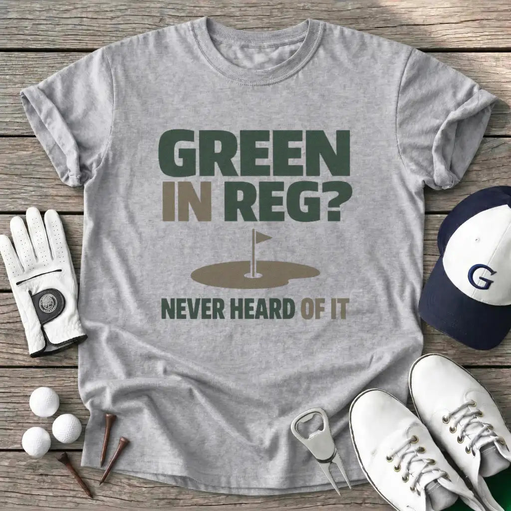 Sport Grey / S Green Reg Never T-Shirt