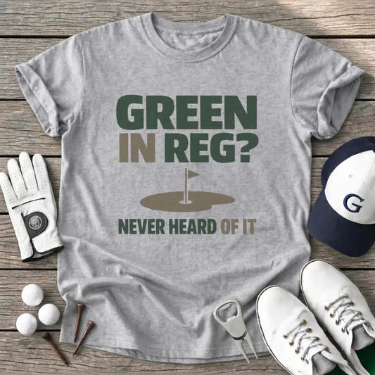 Sport Grey / S Green Reg Never T-Shirt