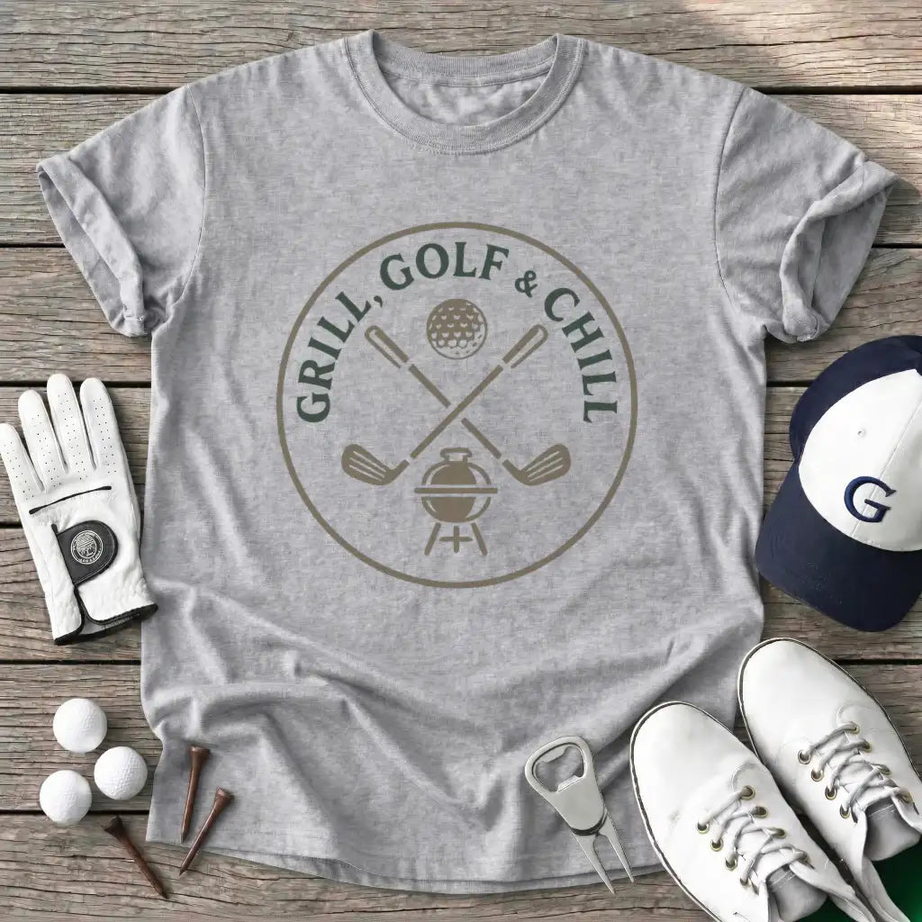 Sport Grey / S Grill Golf Chill T-Shirt