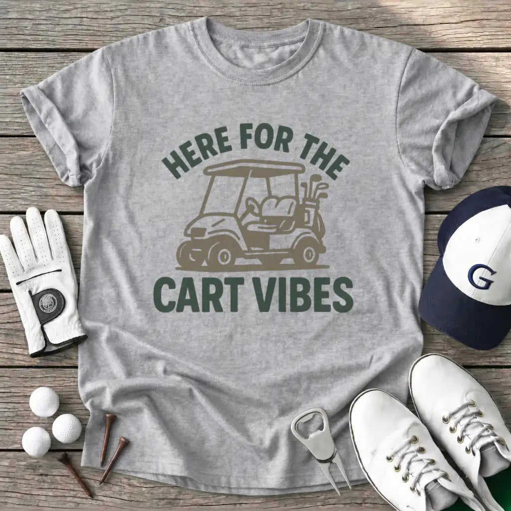 Sport Grey / S Here For The Cart T-Shirt