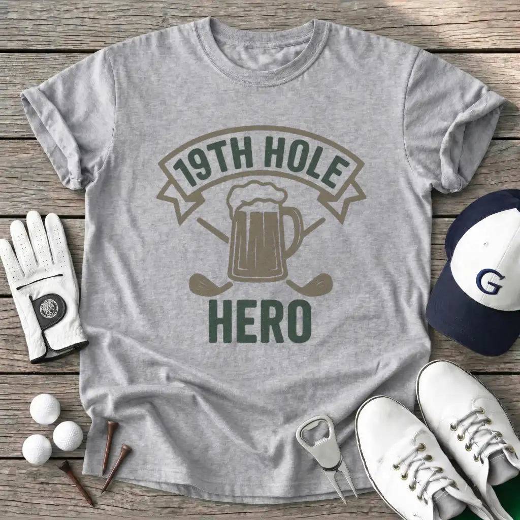 Sport Grey / S Hole Hero T-Shirt