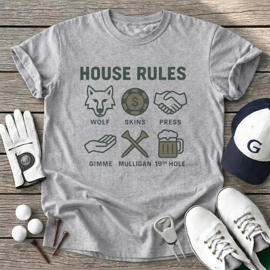 Sport Grey / S House Rules Wolf T-Shirt