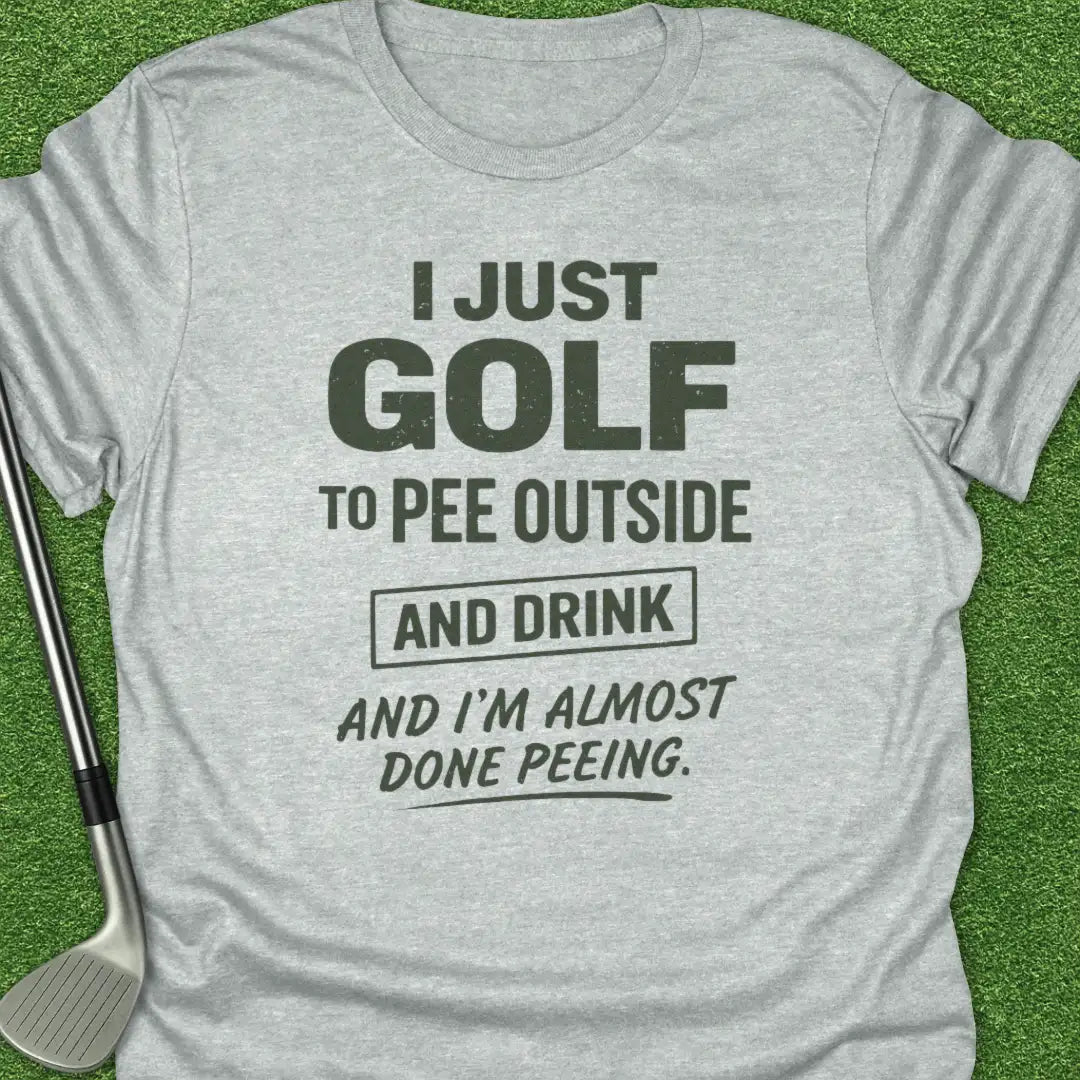 Sport Grey / S Just Golf Pee T-Shirt