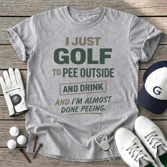 Sport Grey / S Just Golf Pee T-Shirt