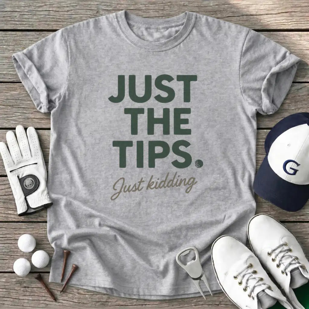 Sport Grey / S Just The Tips Just T-Shirt