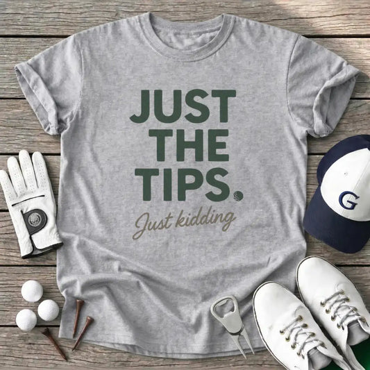 Sport Grey / S Just The Tips Just T-Shirt