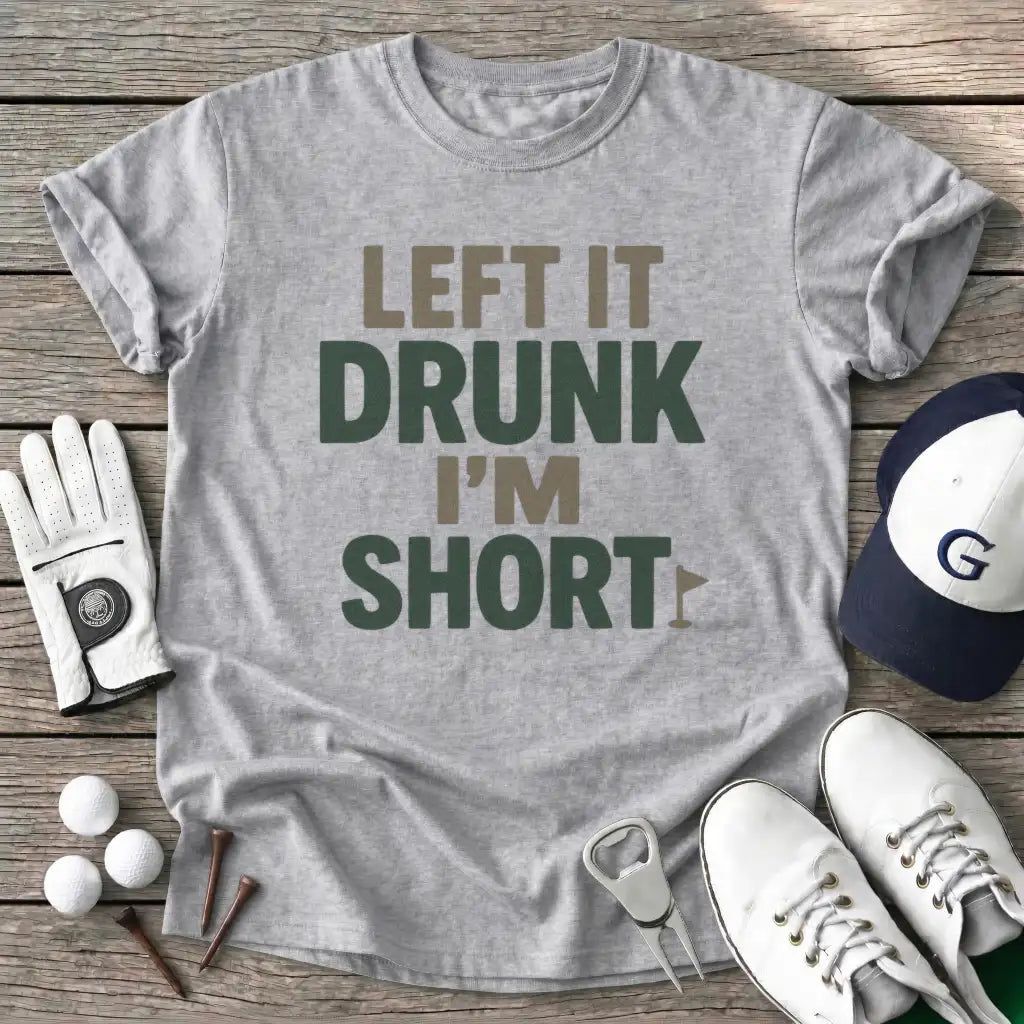 Sport Grey / S Left Drunk Short T-Shirt