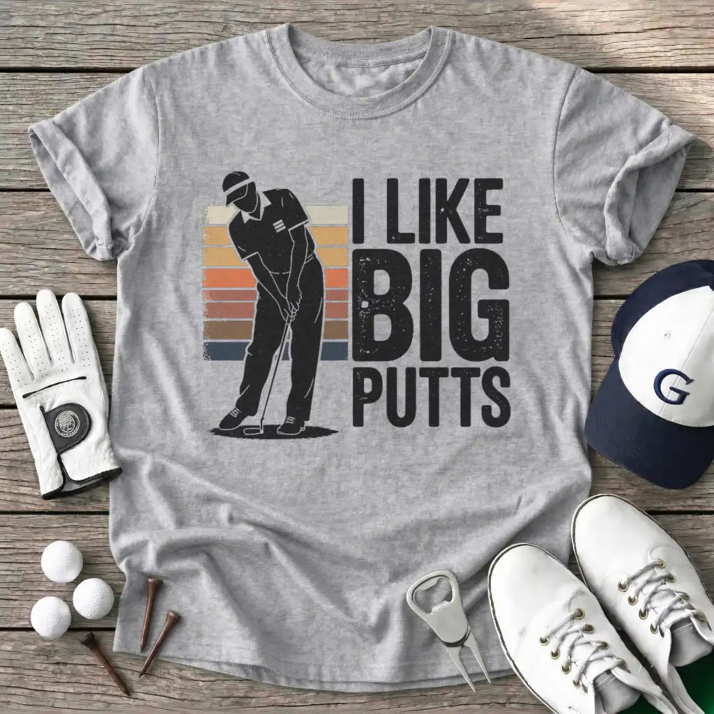 Sport Grey / S Like Big Putts T-Shirt