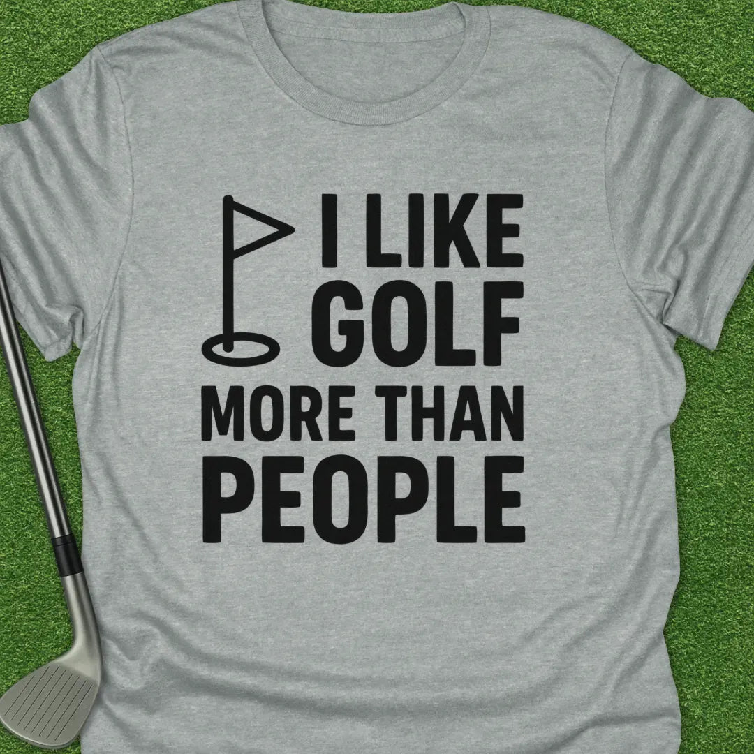 Sport Grey / S Like Golf More Than T-Shirt
