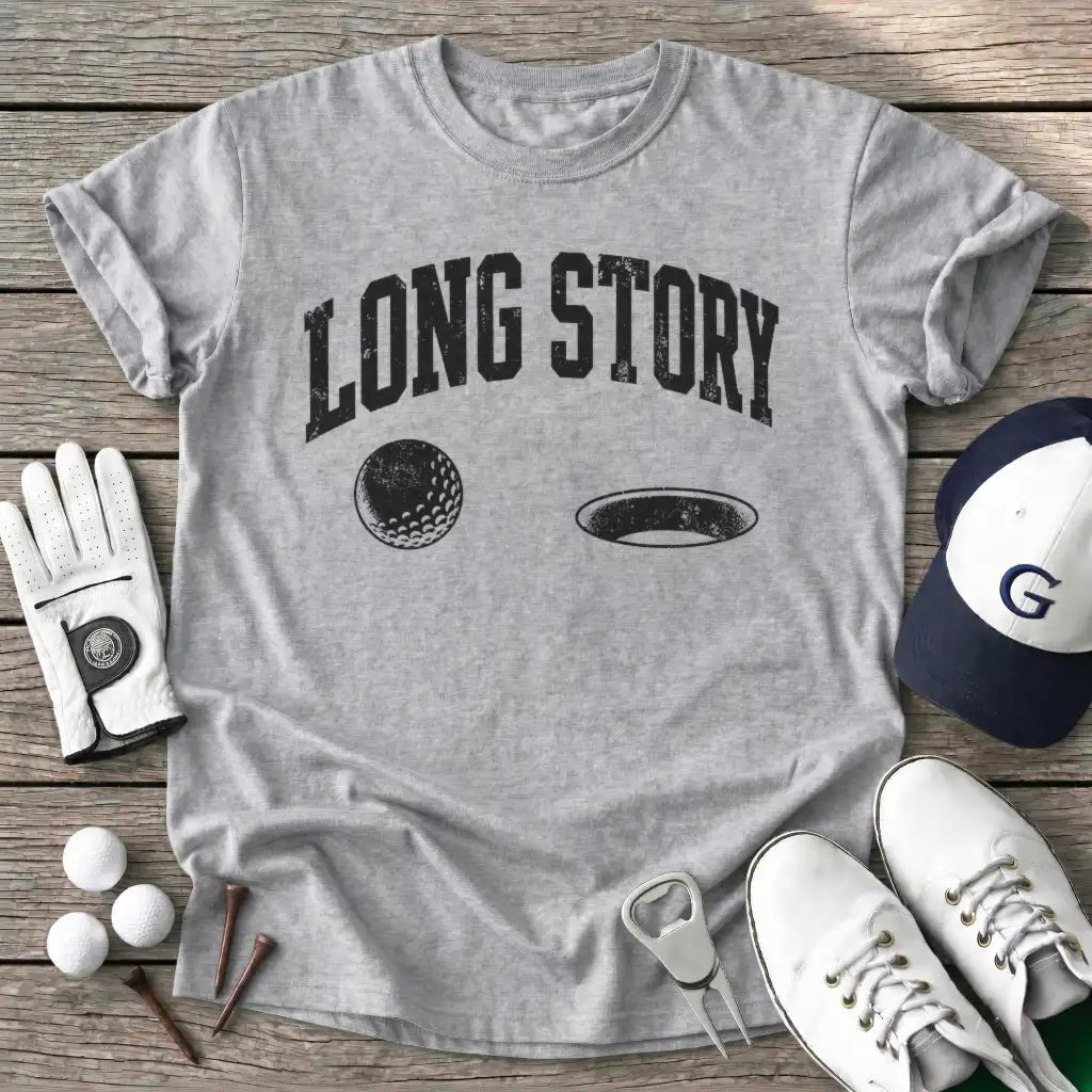 Long Story Short T-Shirt in Sport Grey