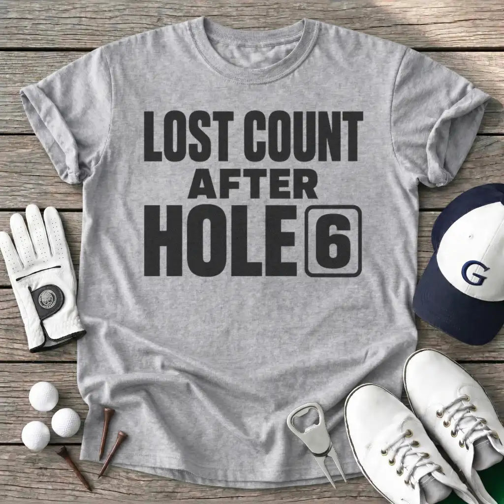 Lost Count After T-Shirt in Sport Grey