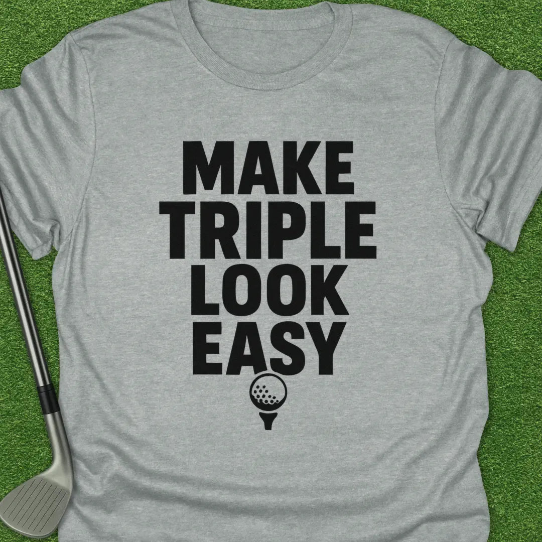 Sport Grey / S Make Triple Look T-Shirt