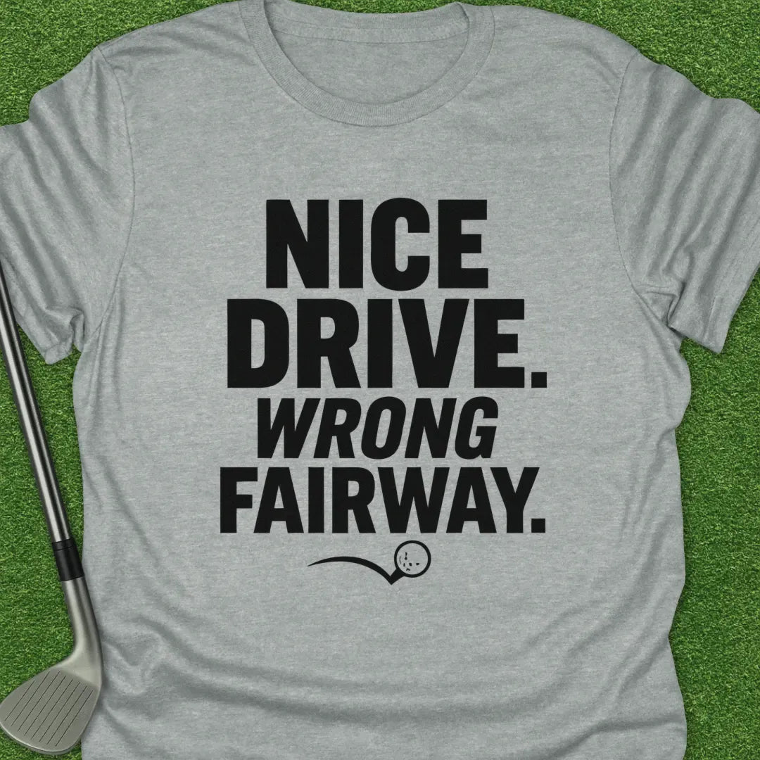 Sport Grey / S Nice Drive Wrong T-Shirt