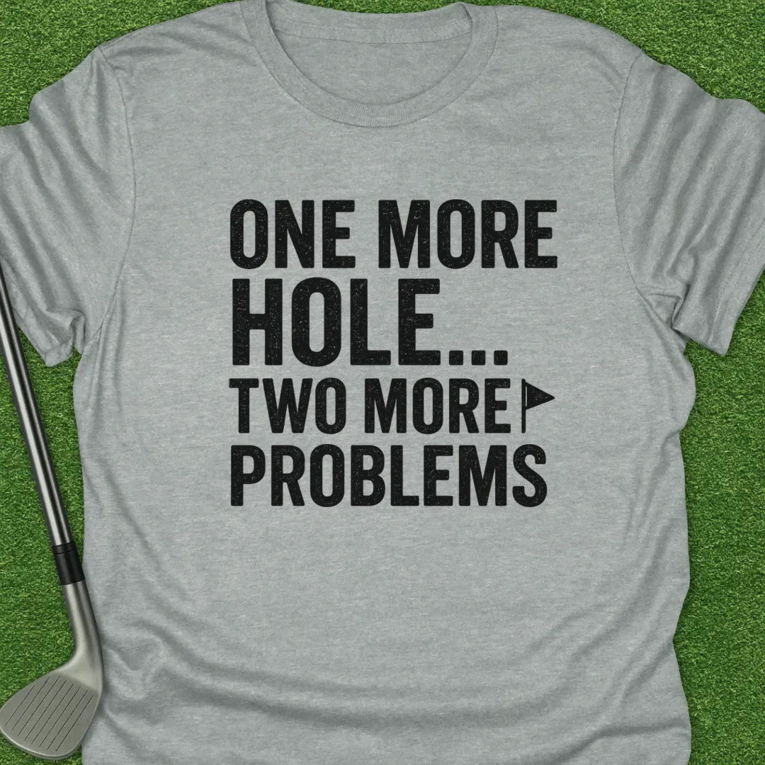 Sport Grey / S One More Hole Two T-Shirt