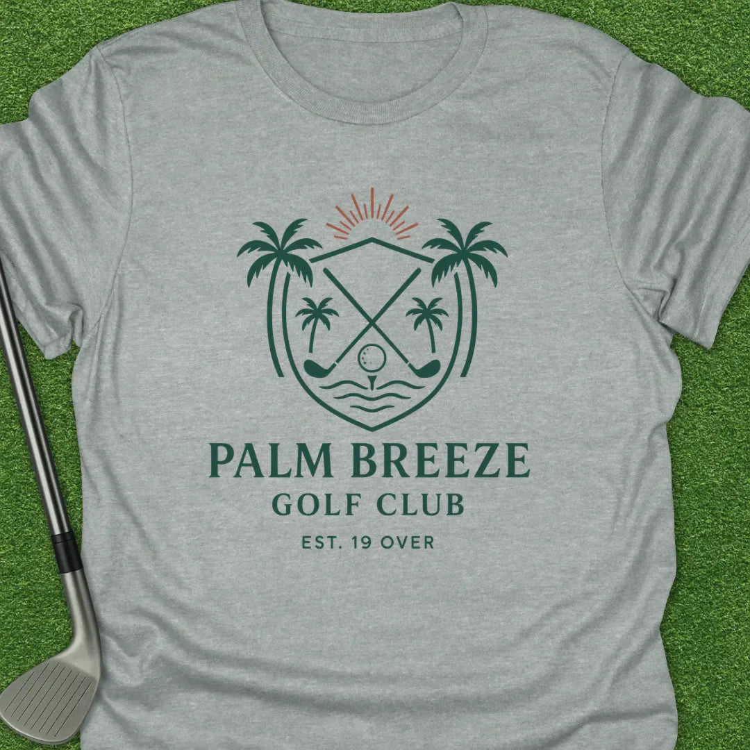 Sport Grey / S Palm Breeze Golf T-Shirt