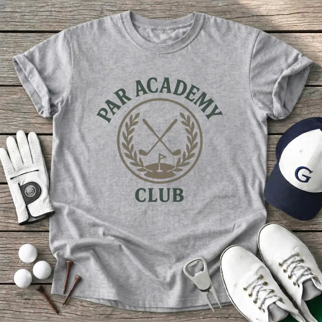 Par Academy Club T-Shirt in Sport Grey