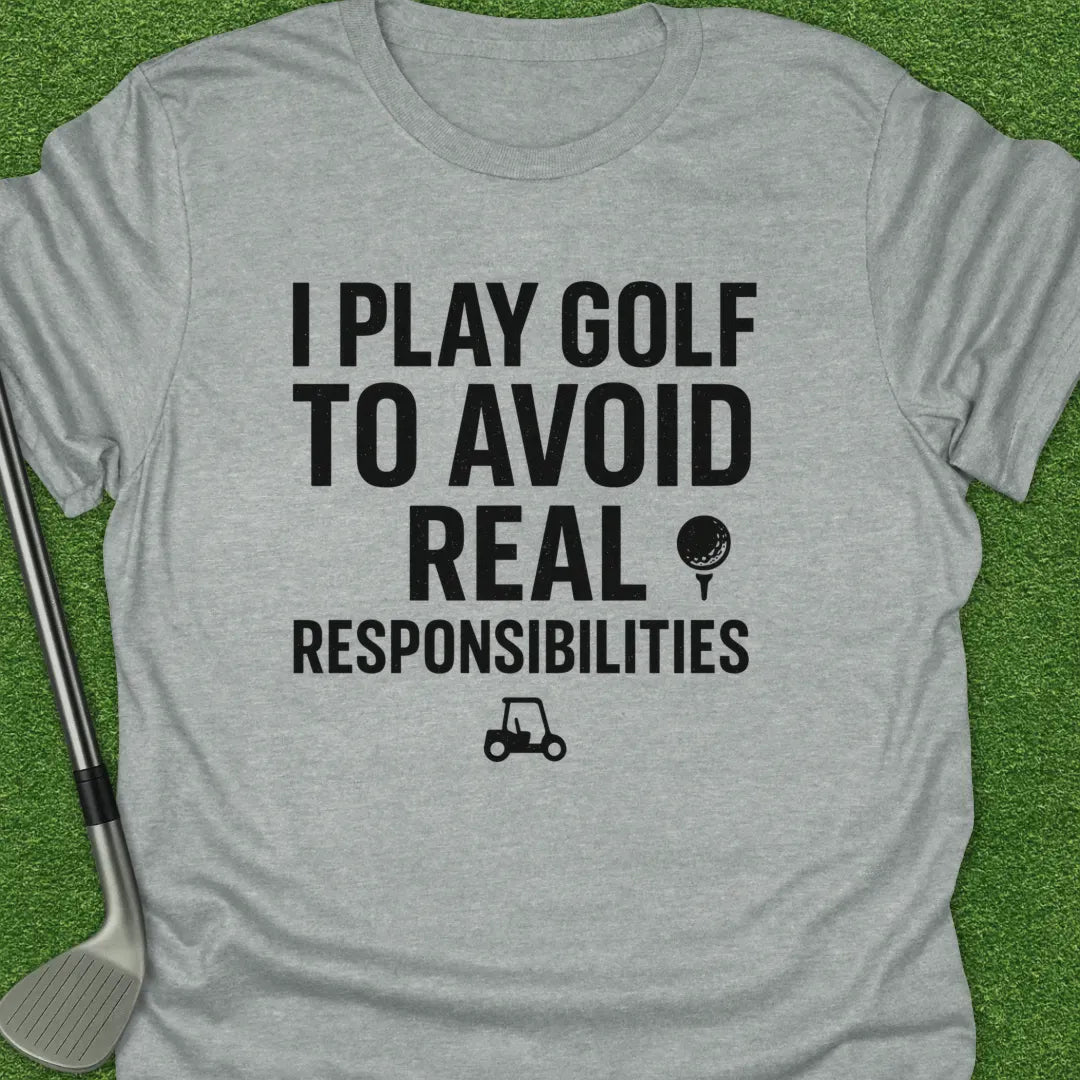 Sport Grey / S Play Golf Avoid T-Shirt