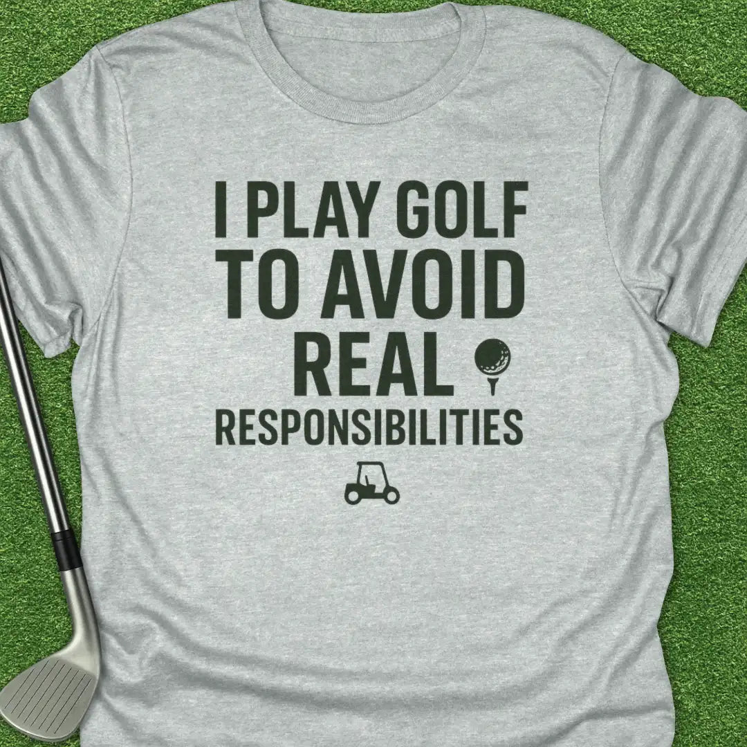Sport Grey / S Play Golf Avoid T-Shirt
