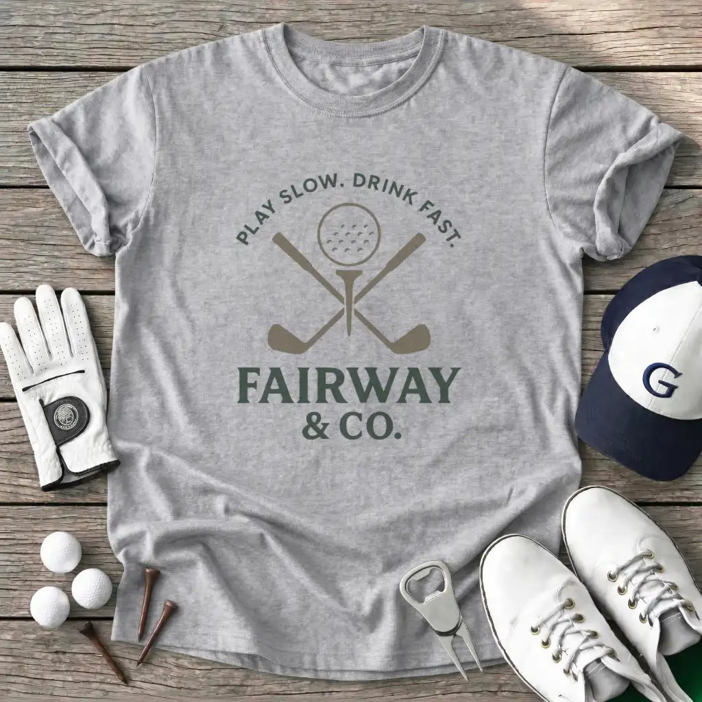 Sport Grey / S Play Slow Drink T-Shirt