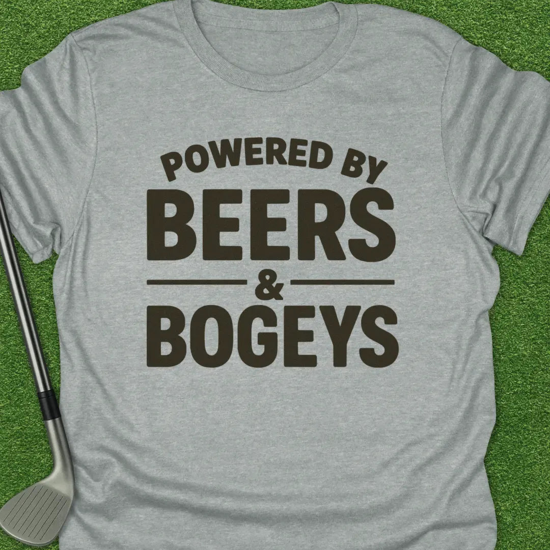 Sport Grey / S Powered Beers Bogeys T-Shirt