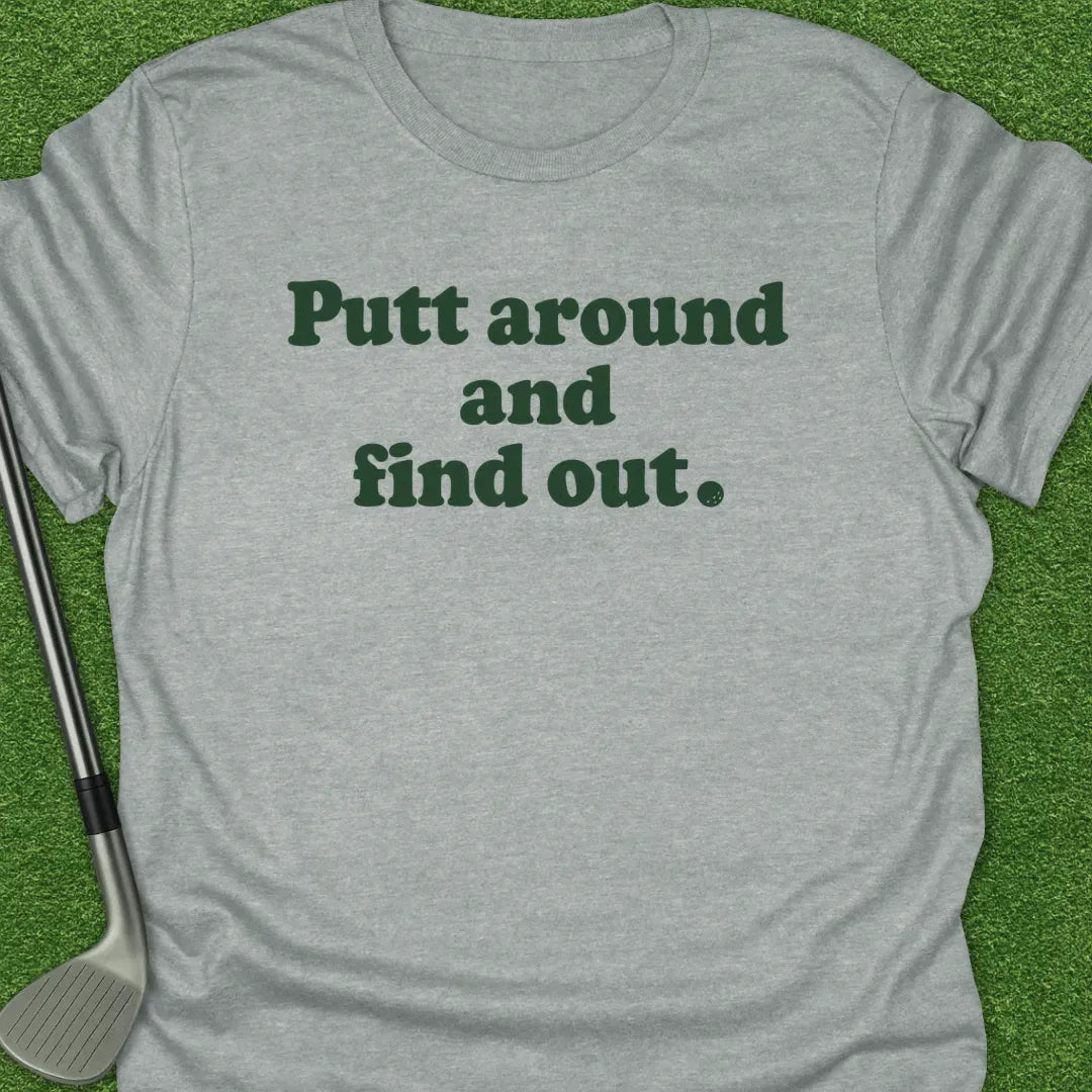 Sport Grey / S Putt Around And T-Shirt