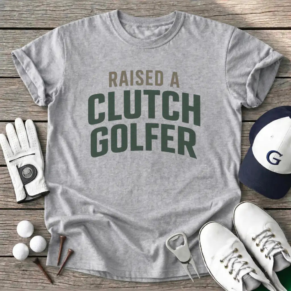 Sport Grey / S Raised Clutch Golfer T-Shirt