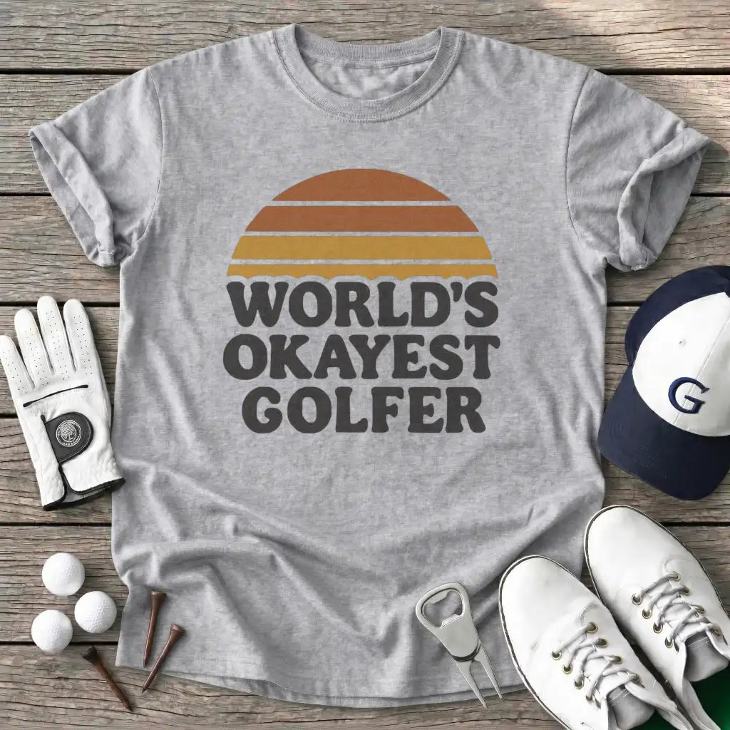 Retro Badge Worlds T-Shirt in Sport Grey