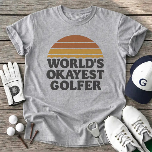 Retro Badge Worlds T-Shirt in Sport Grey