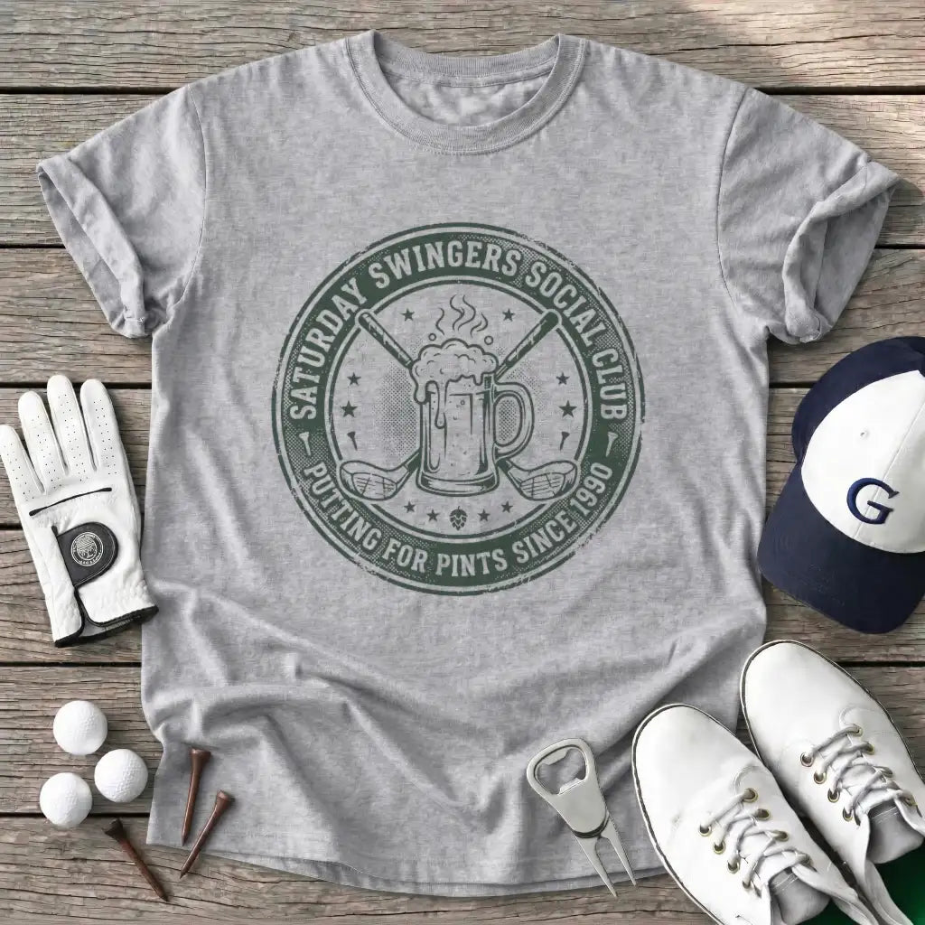 Sport Grey / S Saturday Swingers T-Shirt
