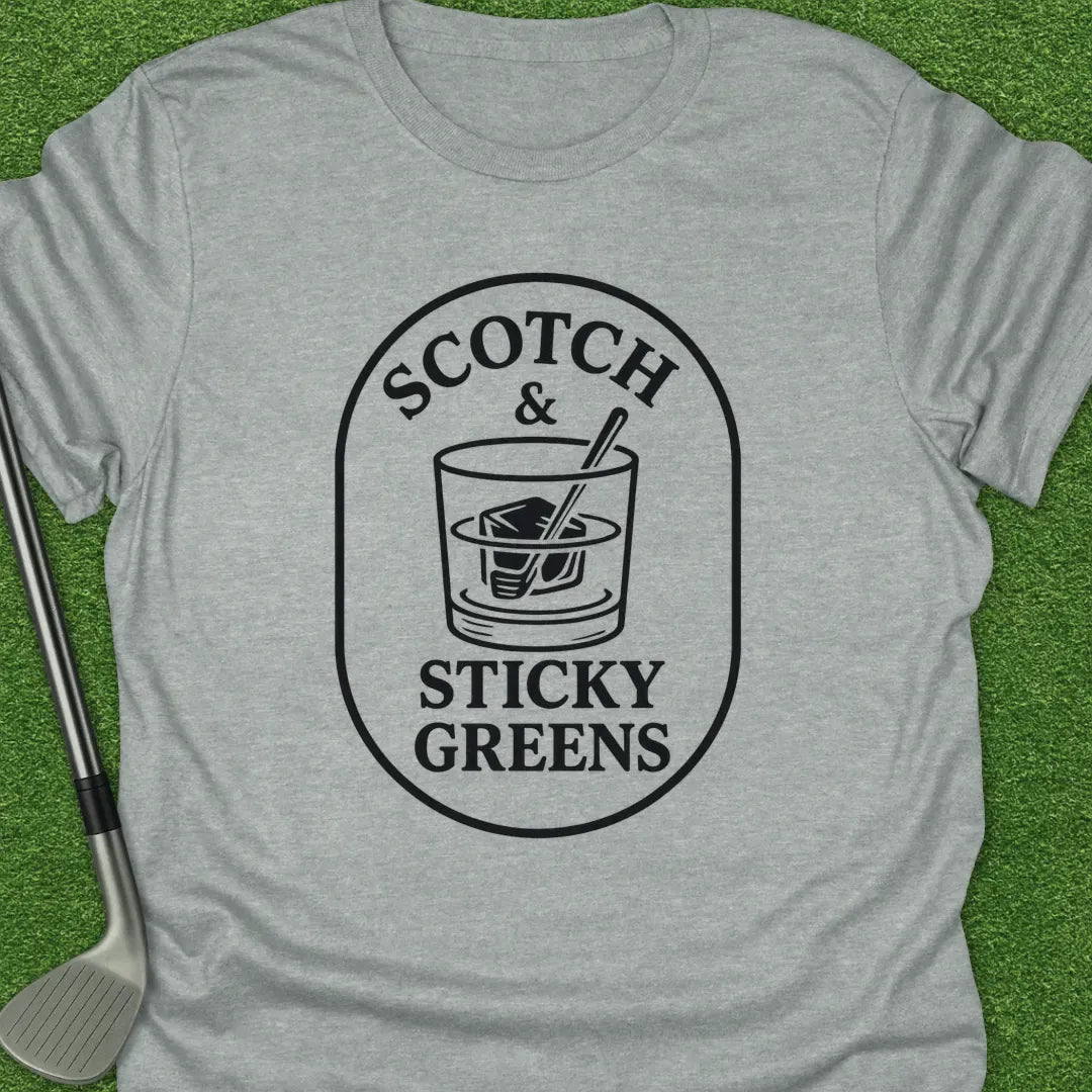 Sport Grey / S Scotch Sticky Greens T-Shirt
