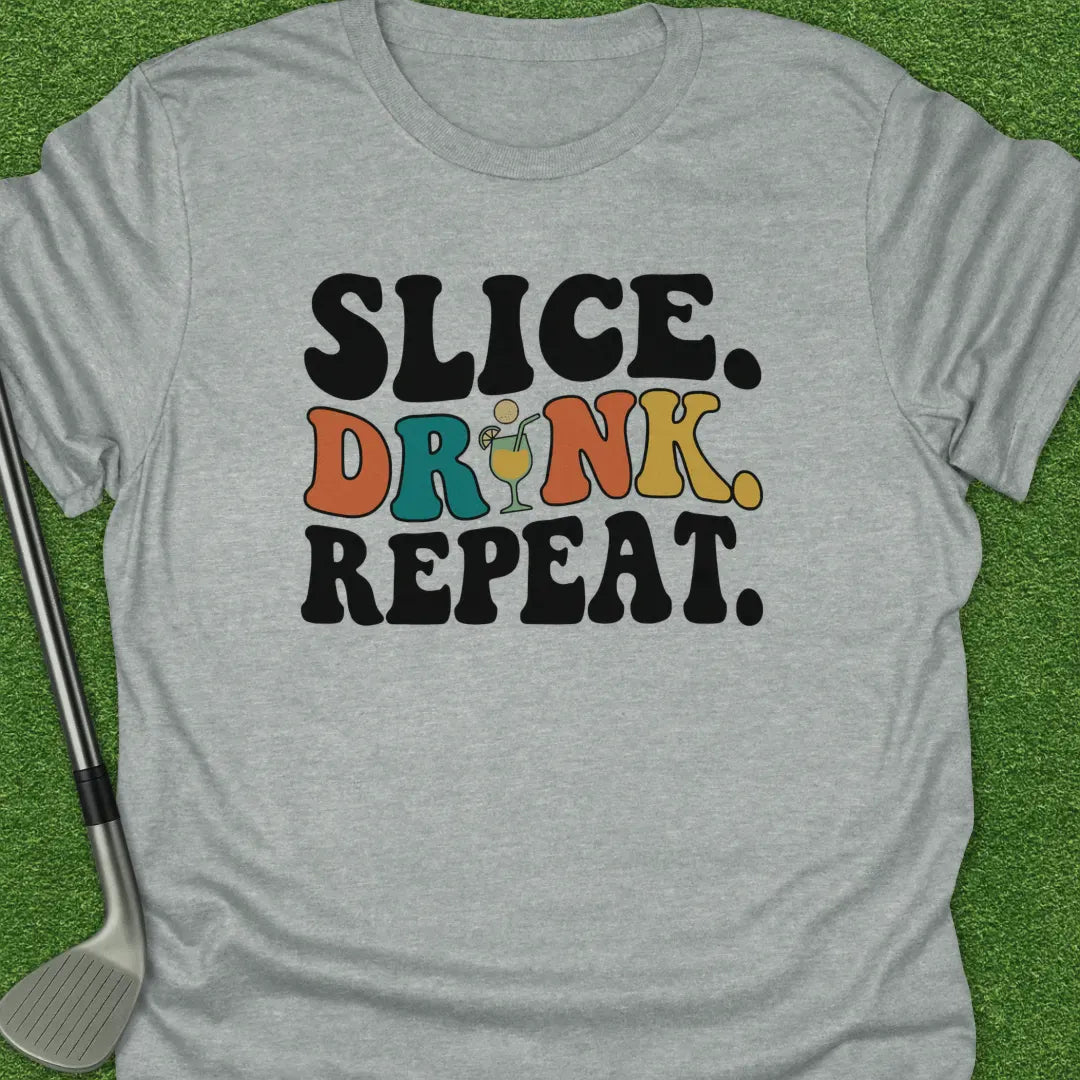 Sport Grey / S Slice Drink Repeat T-Shirt