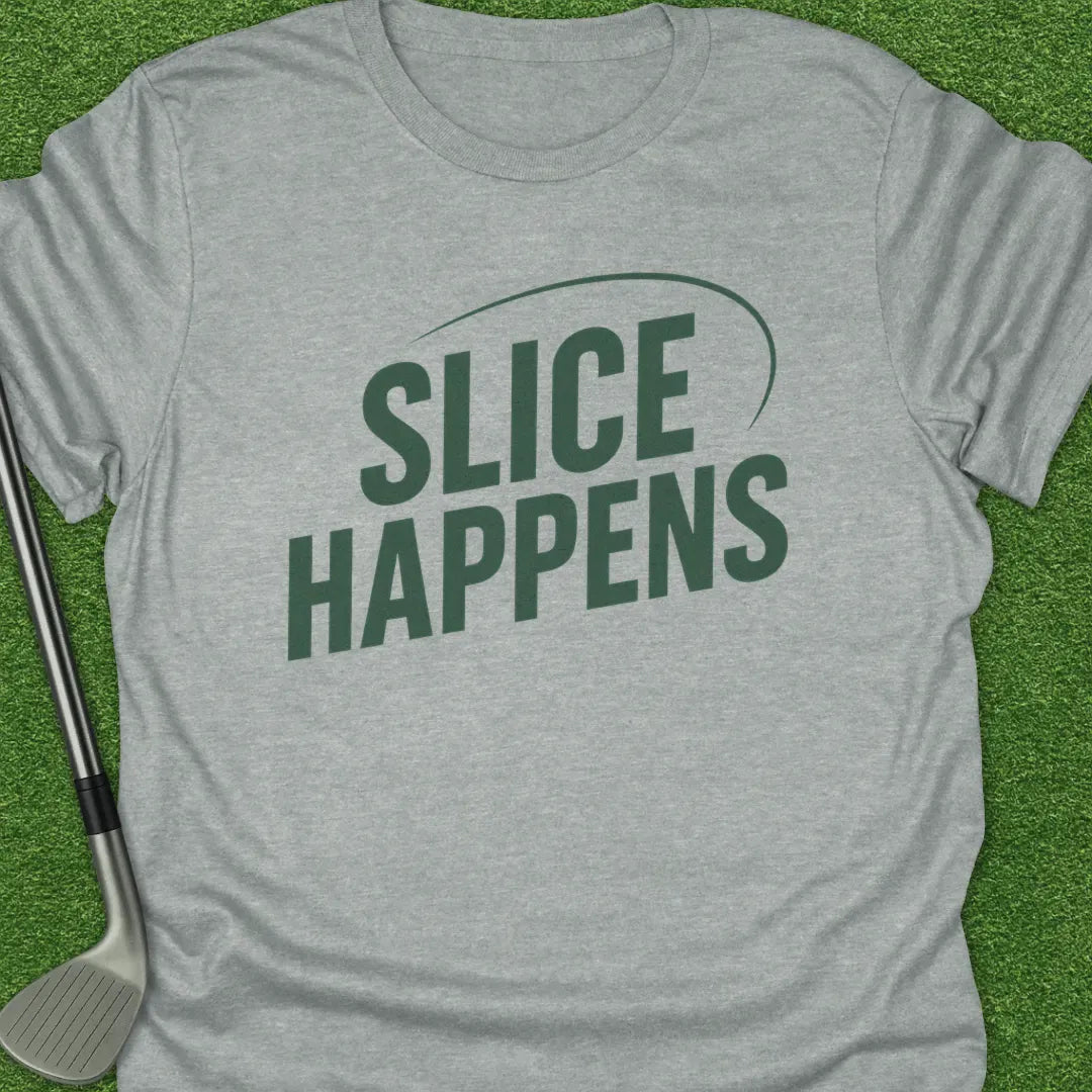 Sport Grey / S Slice Happens T-Shirt