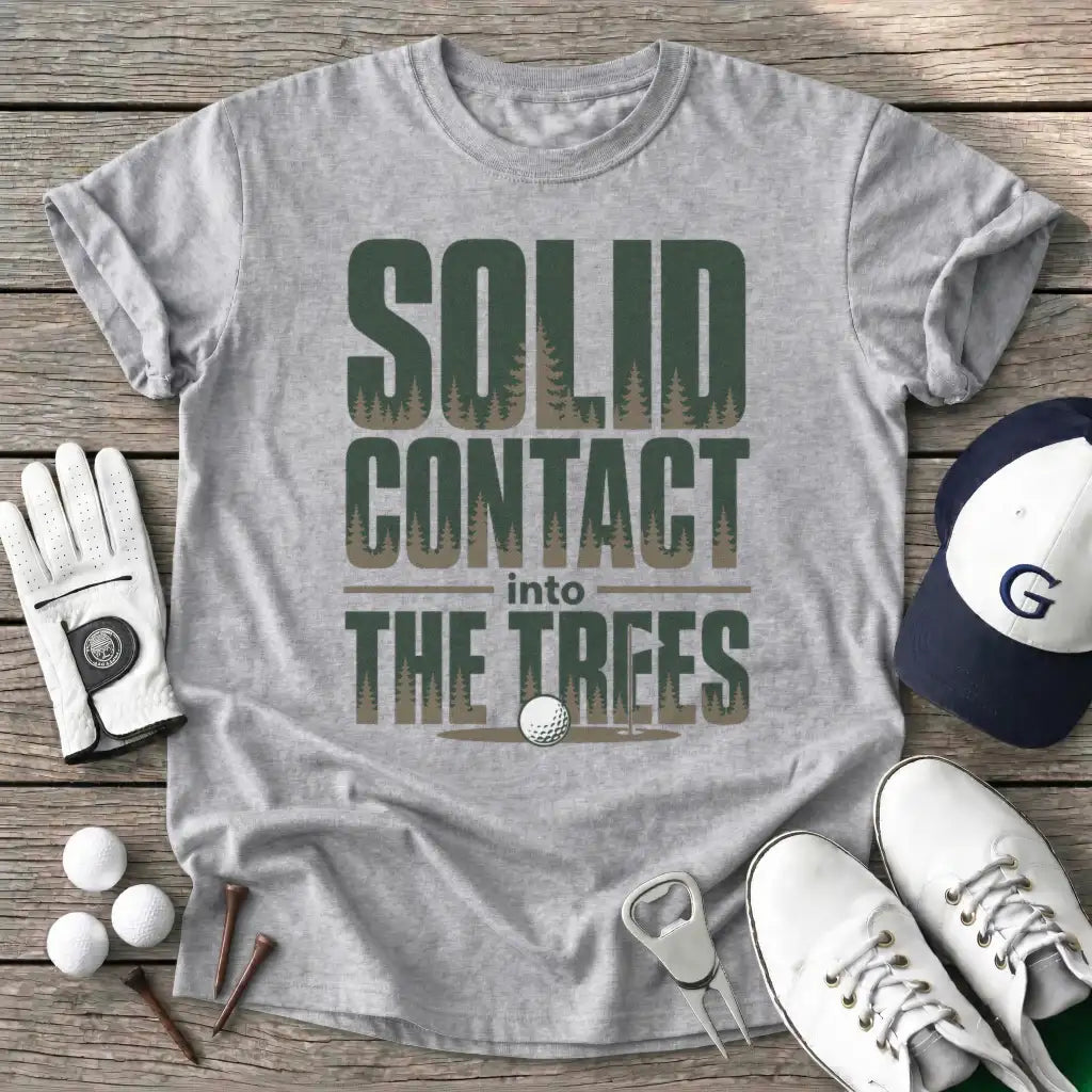 Solid Contact Into T-Shirt in Sport Grey