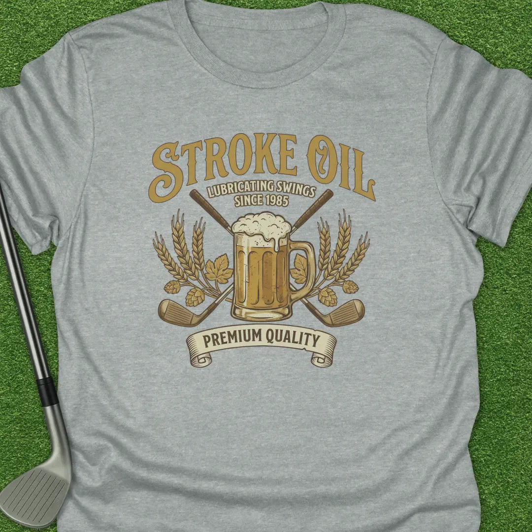 Sport Grey / S Stroke Oil T-Shirt