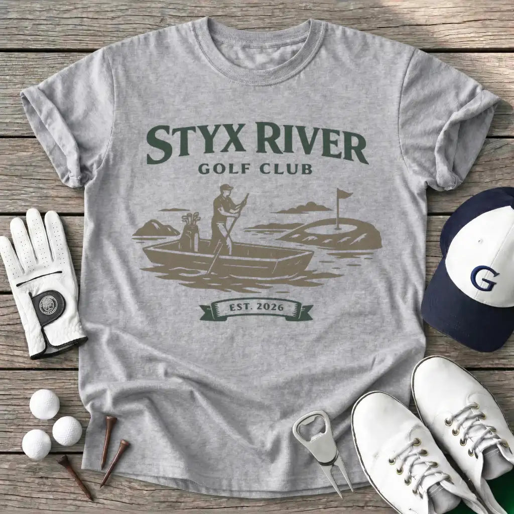 Sport Grey / S Styx River Golf T-Shirt