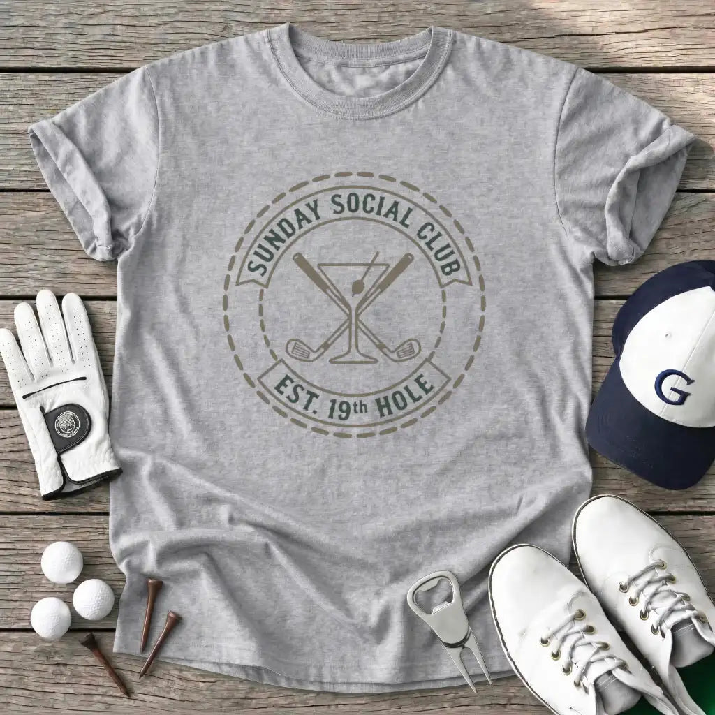 Sport Grey / S Sunday Social Club T-Shirt