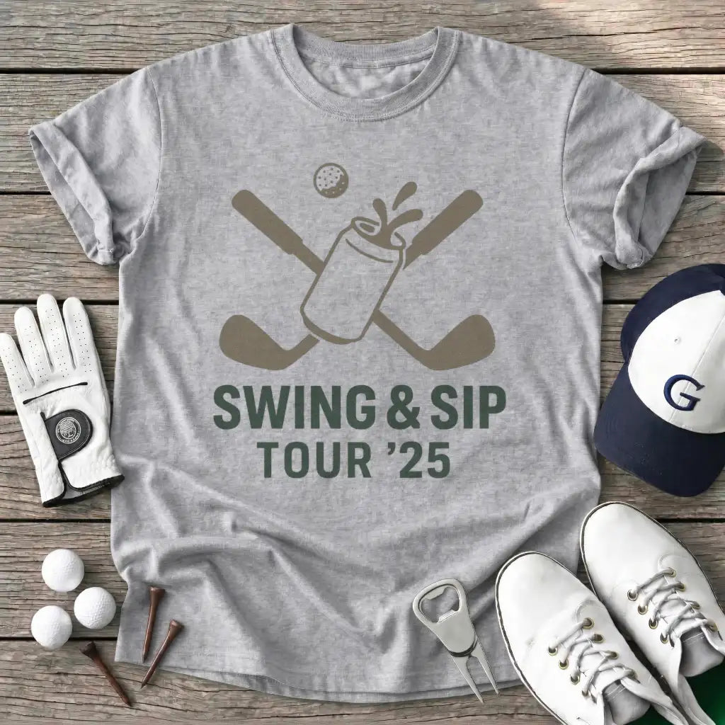 Sport Grey / S Swing Sip Tour T-Shirt