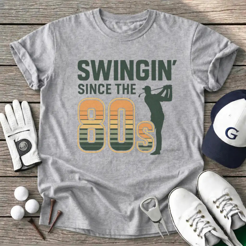 Swingin Since The T-Shirt in Sport Grey