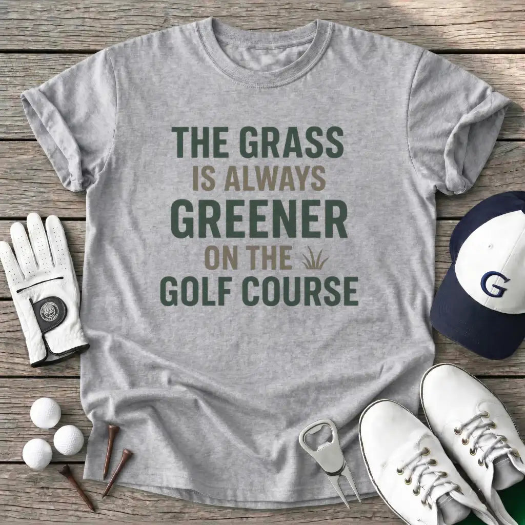 Sport Grey / S The Grass Always T-Shirt
