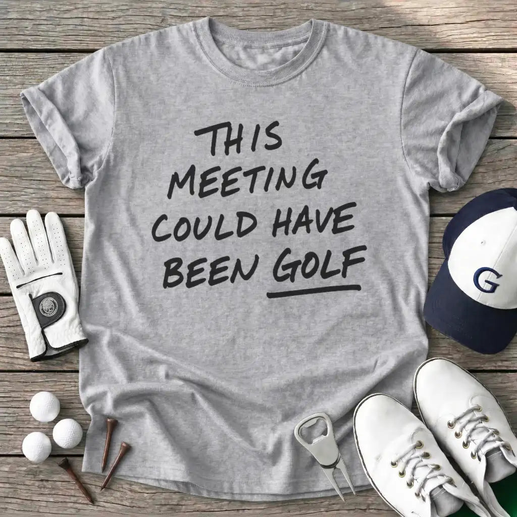 This Meeting Could T-Shirt in Sport Grey