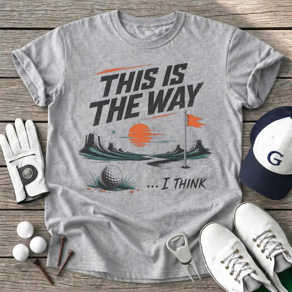 This The Way Think T-Shirt in Sport Grey