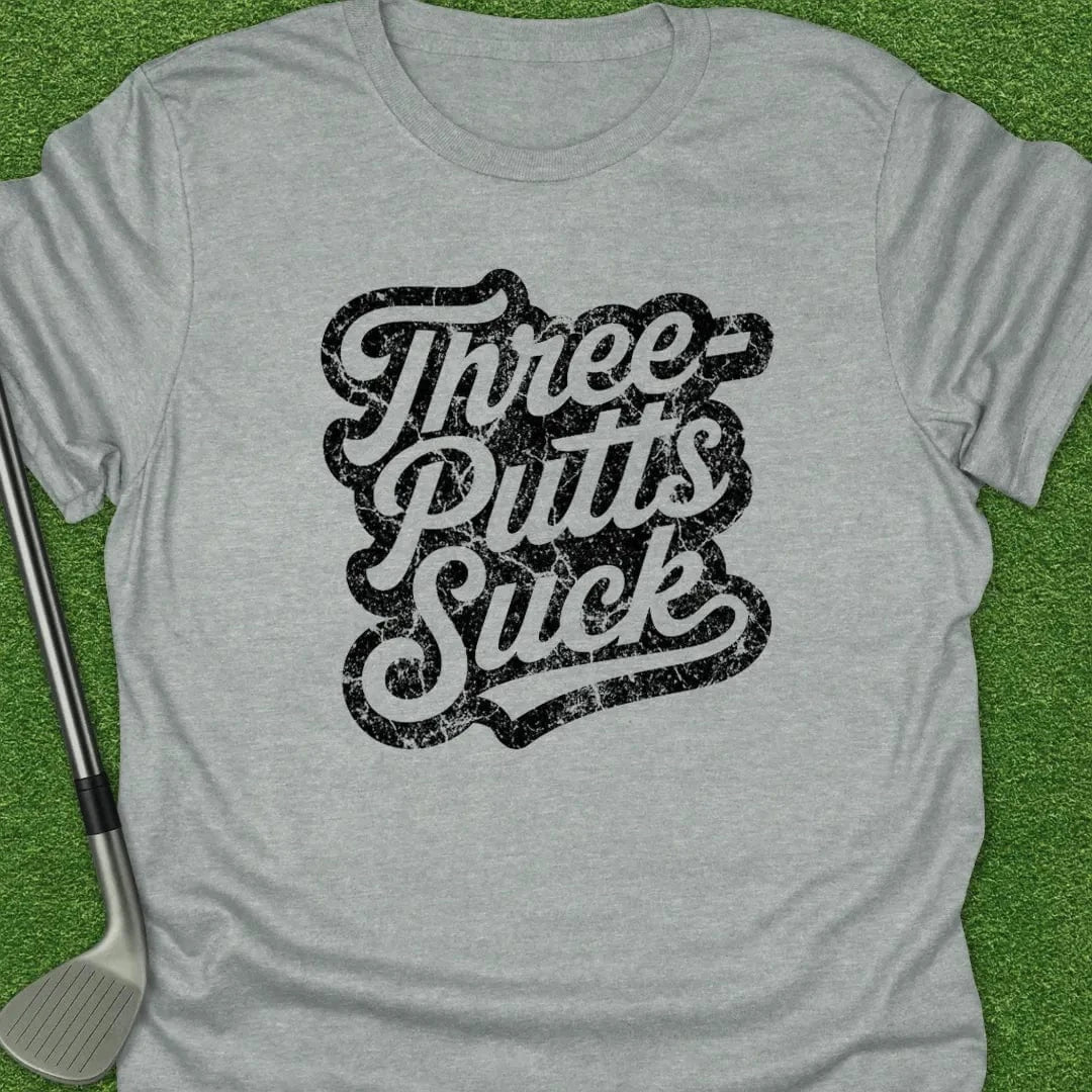 Sport Grey / S Threeputts Suck T-Shirt