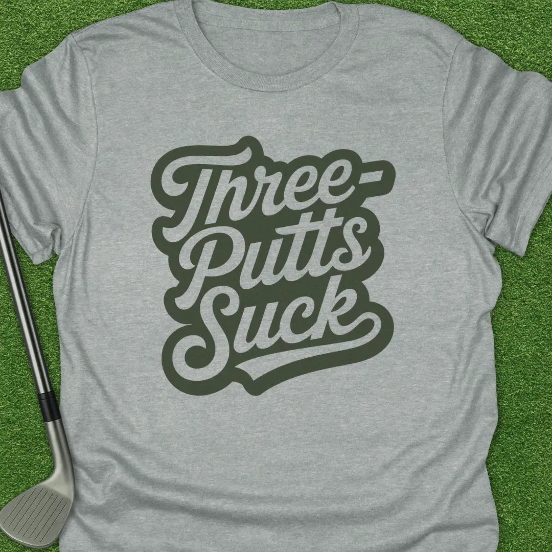 Sport Grey / S Threeputts Suck T-Shirt