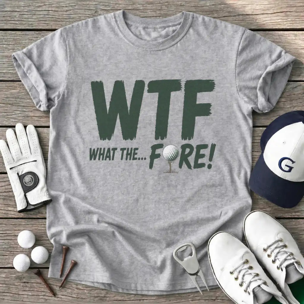 Sport Grey / S Wtf What The Fore T-Shirt